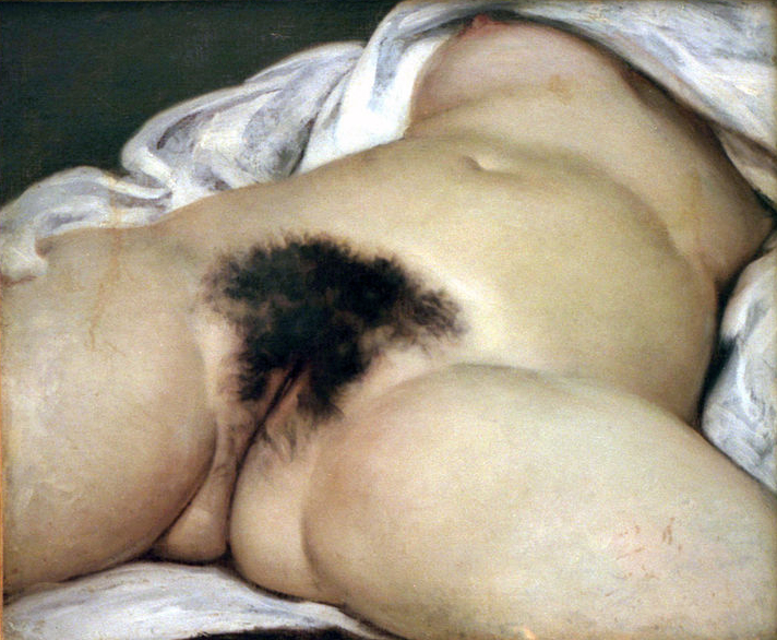 courbet painting vagina